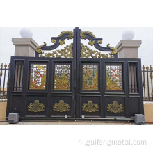 Villa Garden Manor Art Modellering Aluminium Legering Deur